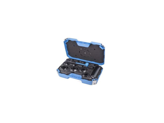 SKF TMFT 36 Bearing Fitting Tool Kit. 36 Impact Rings. 3 Impact Sleeves. Dead-Blow Hammer. Carry Case