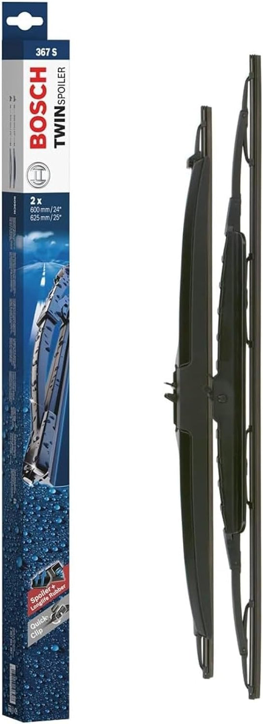 Bosch 3397001367 Twin Spoiler Original Equipment Replacement Wiper Blade - 25"/24" (Set of 2)